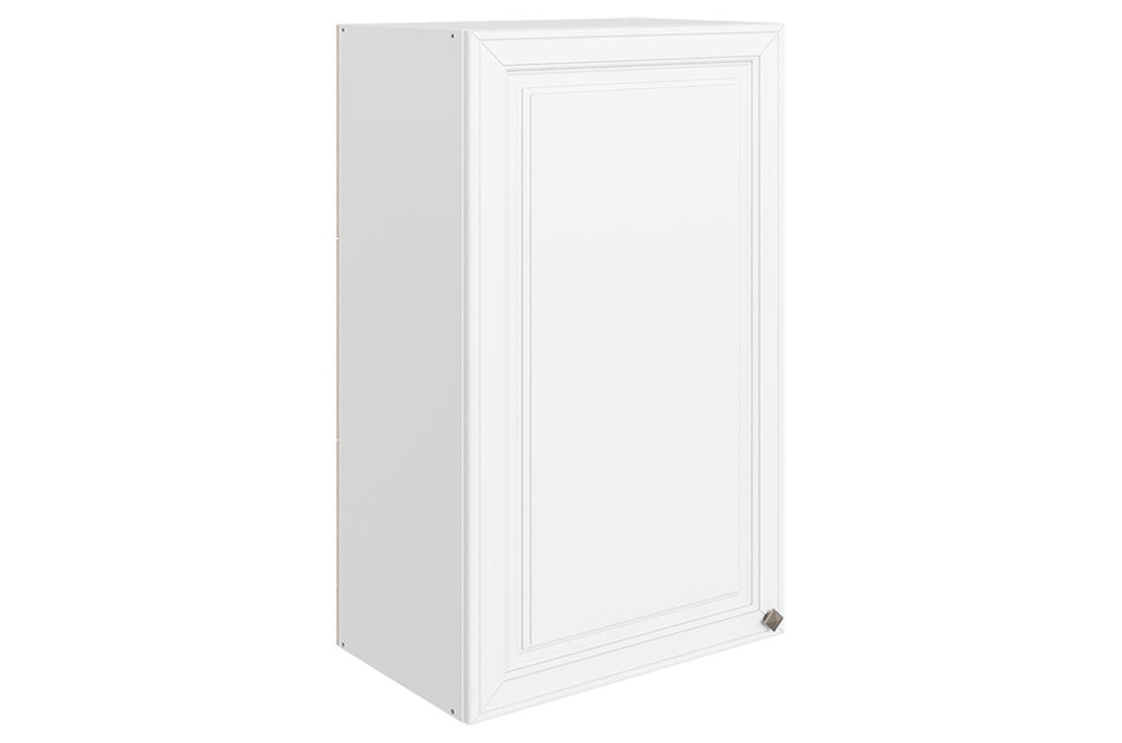 Мишель Шкаф навесной L500 Н900 (1 дв. гл.) (эмаль) (белый/белый)
