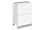 Фьюжн Шкаф рабочий L600 B500 Слим (3 ящ.) (эмаль)
