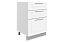 Мишель Шкаф рабочий L500 B500 Слим (3 ящ.) (эмаль)