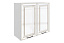 Атланта Шкаф навесной L800 Н720 (2 дв. гл.) (эмаль)