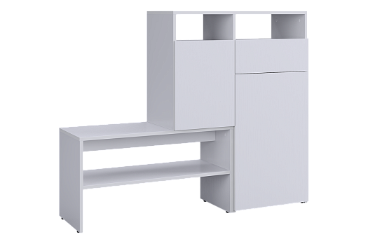 Тумба Либерти (белое дерево/белое дерево)