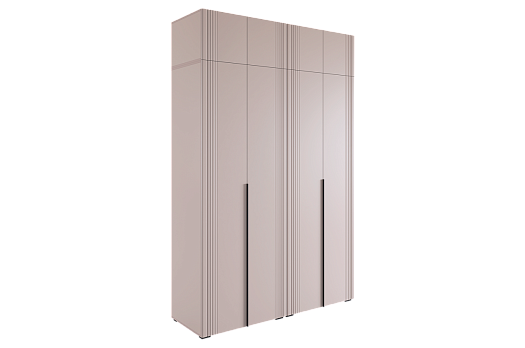 Шкаф четырехдверный "Катрин К2" (кашемир/фрапучино матовый)