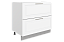 Мишель Шкаф рабочий L800 B500 Слим (2 ящ.) (эмаль)