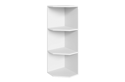 Шкаф навесной концевой L300 H900 Кухня (белый)