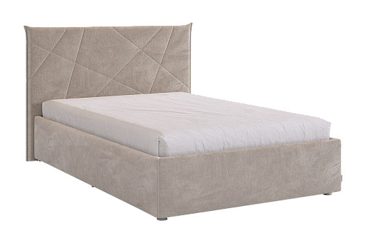 Кровать с основанием Квест 120х200 см (латте (велюр))