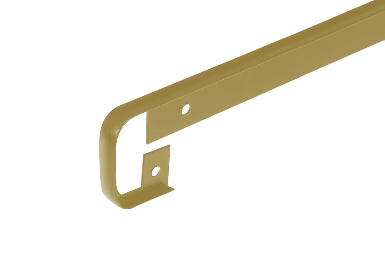 Щелевая Т-образная планка для столешницы 38мм (золото) Кухня (золото матовое)