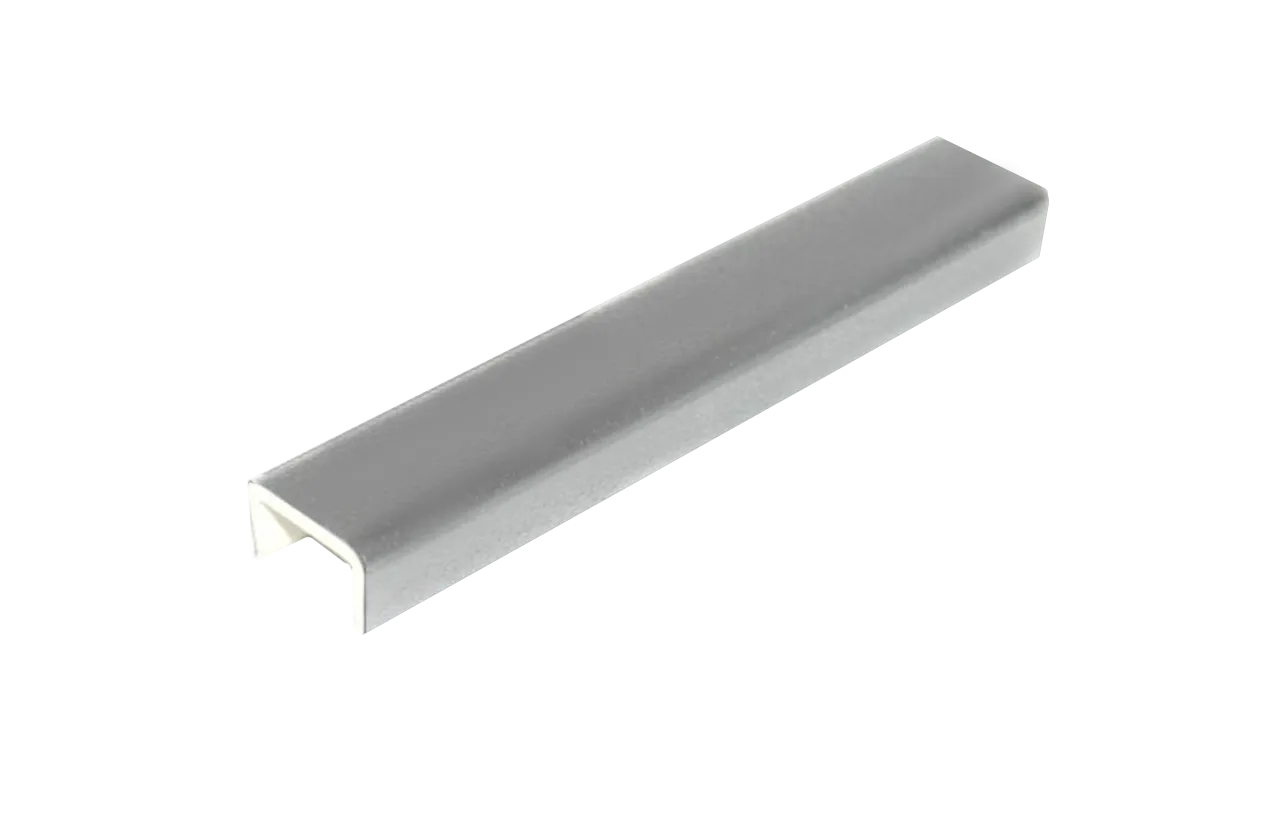 Профиль торцевой для цоколя Н150 Кухня (титан)