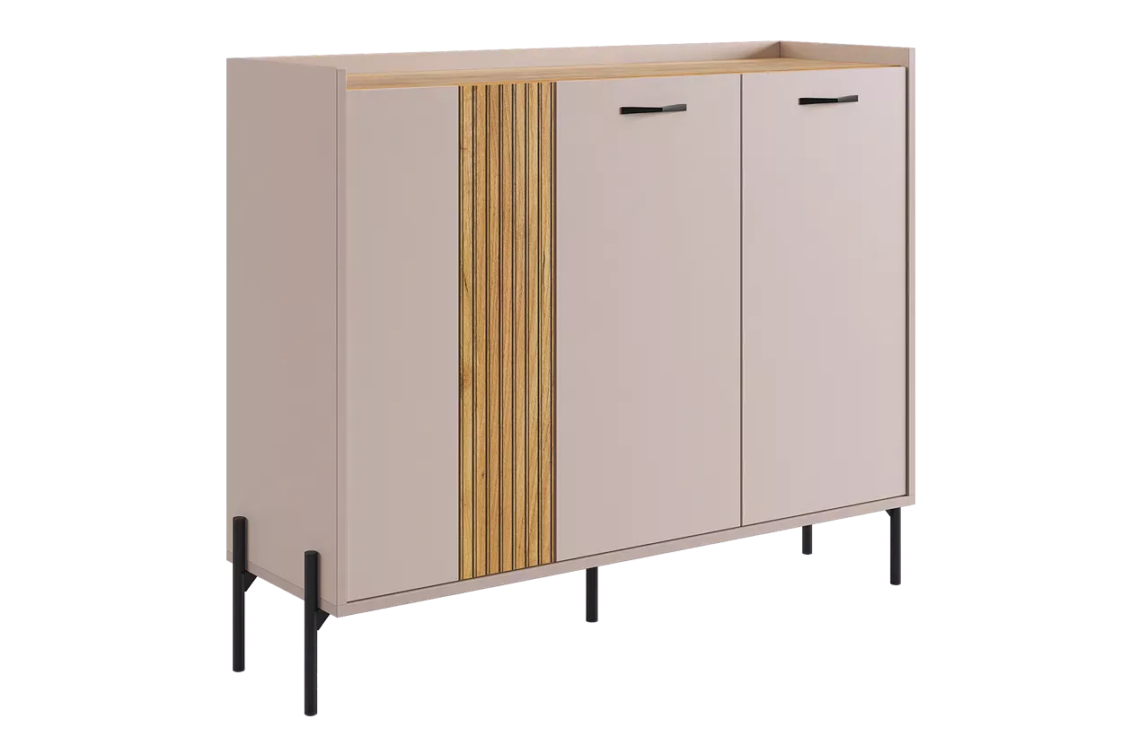 Доминика Комод (кашемир/дуб крафт золотой)