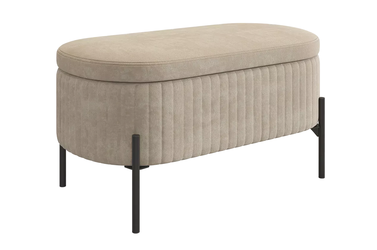 Пуф Винни (капучино (велюр))