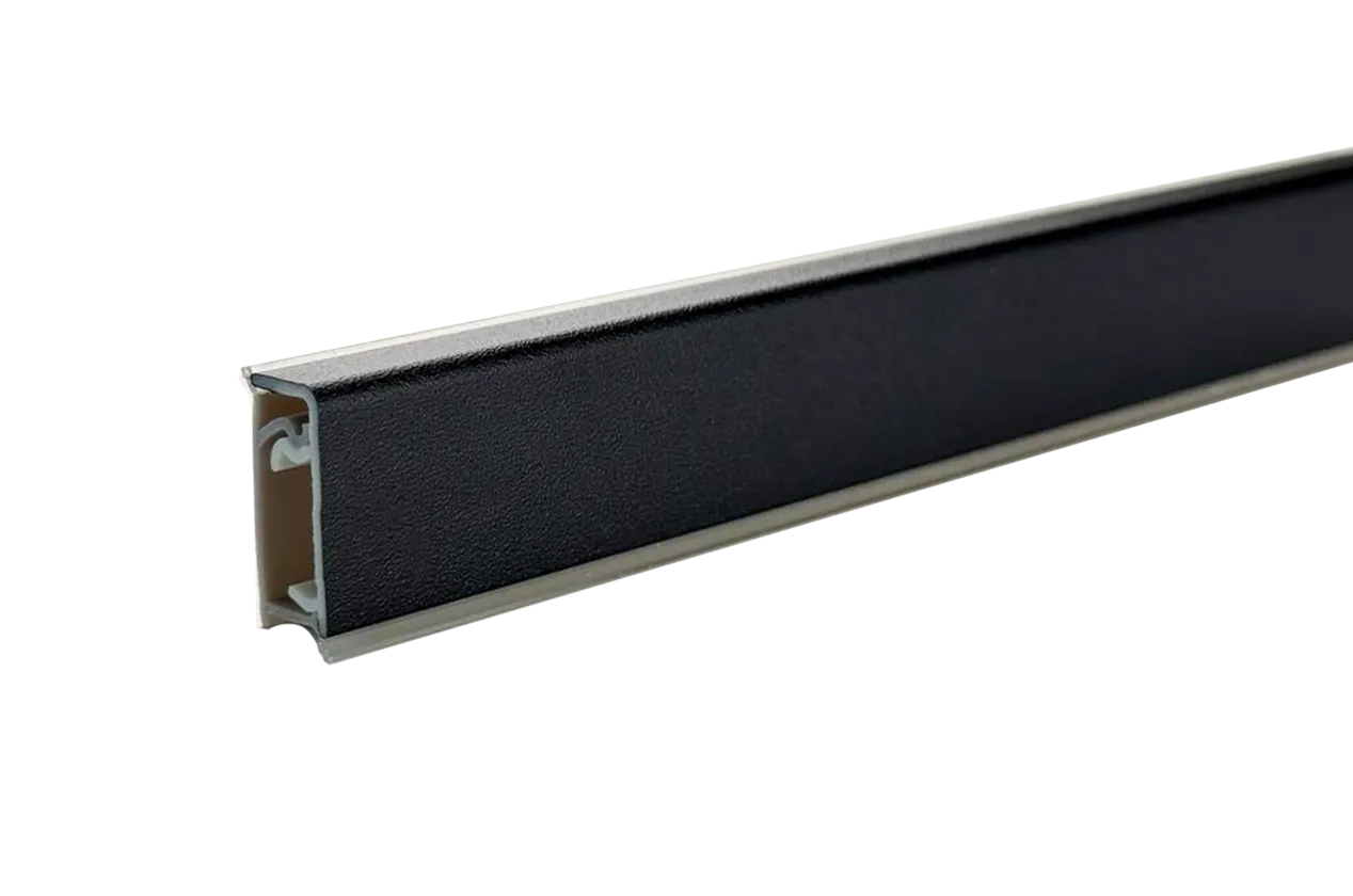 Плинтус Квадро 12х25 L3000 Кухня (черный)