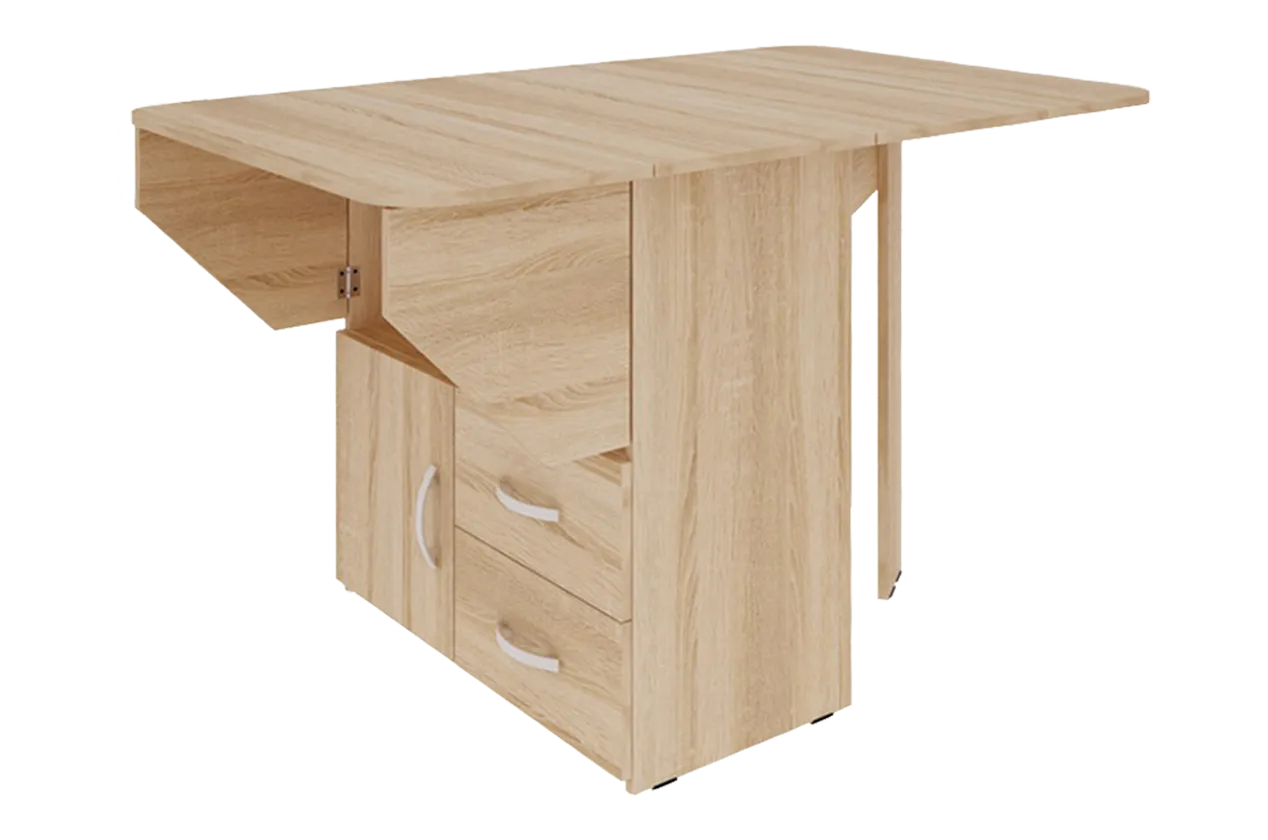 Стол-тумба раскладной (дуб сонома)