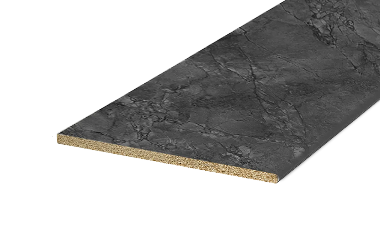 Столешница постформинг H38 L600 (мрамор империал темный)