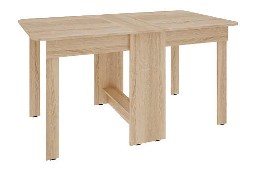 Стол-книжка раскладной ПВХ (дуб сонома)