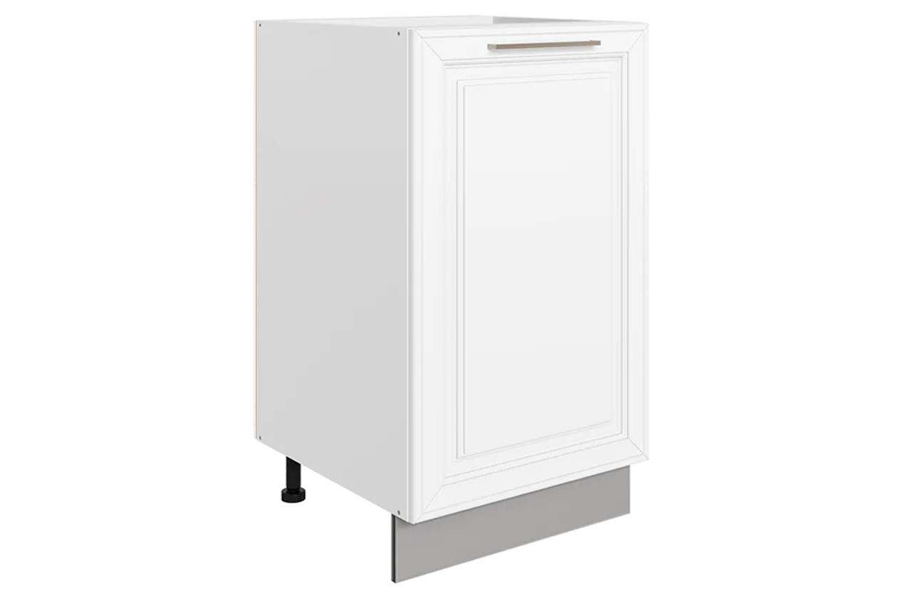 Мишель Шкаф рабочий L450 (1 дв.гл.) (эмаль) (белый/белый)