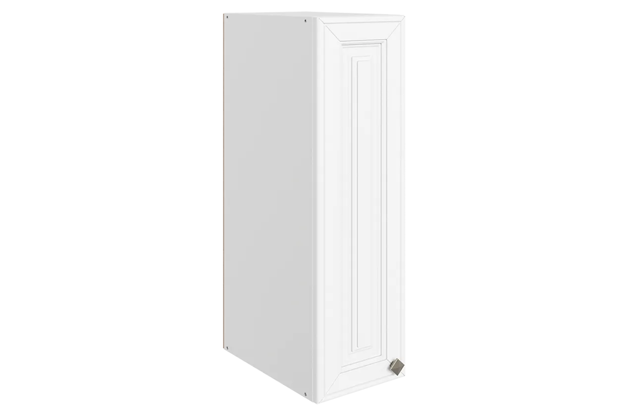 Мишель Шкаф навесной L200 Н720 (1 дв. гл.) (эмаль) (белый/белый)